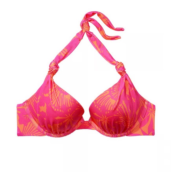 NWT Victoria’s Secret Knotted Sexy Tee Push-Up Bikini Top 34DDD/F - Picture 2 of 10